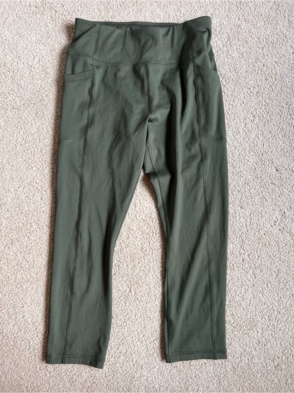 Olive Green Active Leggings